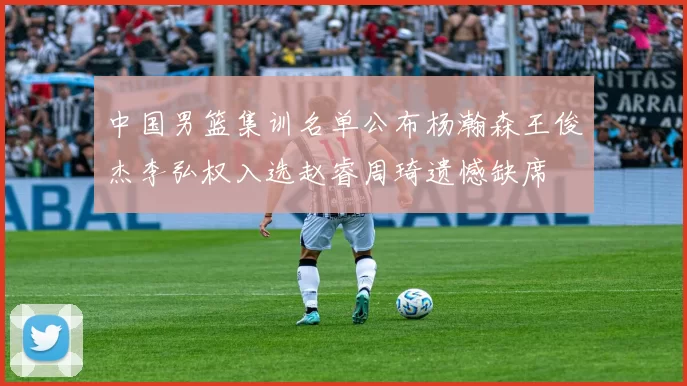 中国男篮集训名单公布杨瀚森王俊杰李弘权入选赵睿周琦遗憾缺席